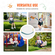 VEVOR 2-pack Swing καθίσματα Swings Αντικατάσταση για σετ κούνιας εξωτερικού χώρου Αλυσίδα 66 ιντσών