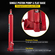 VEVOR Hydraulic Long Ram Jack, χωρητικότητα 4 Tons/8818 lbs, με μονοέμβολη αντλία και επίπεδη βάση, χειροκίνητος επιλογέας κερασιού με λαβή, για γερανούς γκαράζ/καταστήματος, ανυψωτικό κινητήρα, κόκκινο
