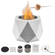VEVOR Επιτραπέζιο Fire Pit Bowl Τζάκι από σκυρόδεμα Εσωτερικό εξωτερικό για Αίθριο