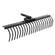 VEVOR Tow Behind Landscape Rake 60&quot; Lan Dethatcher Rake με 21 ατσάλινα δόντια