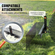 VEVOR Tow Behind Landscape Rake 72&quot; Lan Dethatcher Rake με 32 ατσάλινα δόντια