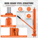 VEVOR Hydraulic Long Ram Jack, κύλινδρος ανύψωσης κινητήρα 3 τόνων με μονοέμβολη αντλία και βάση Clevis, υδραυλικός κύλινδρος εμβόλου για ανυψωτικά μηχανών ανύψωσης, υδραυλικοί γερανοί γκαράζ/καταστημάτων, μηχανικοί, αγροκτήματος