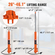 VEVOR Hydraulic Long Ram Jack, κύλινδρος ανύψωσης κινητήρα 8 τόνων με αντλία αέρα και μονοπίστονη αντλία, υδραυλικός κύλινδρος εμβόλου Βάση Clevis για ανυψωτικά μηχανών ανύψωσης, γερανοί γκαράζ/καταστήματος, μηχανικοί, αγρόκτημα