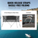 Επάνω κάλυμμα σκάφους VEVOR 4 Bow Bimini, Αποσπώμενα πλαϊνά τοιχώματα από πλέγμα, 600D πολυεστερικός θόλος με πλαίσιο 1&quot; από κράμα αλουμινίου, Περιλαμβάνει μπότα αποθήκευσης, 2 πόλους στήριξης, 2 ιμάντες, 8&#039;L x 54&quot;H x 85&quot;-90&quot;W, Ανοιχτό γκρι