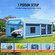 Φουσκωτός θάλαμος βαφής VEVOR, 26,2 x 14,8 x 9,8 ft, φουσκωτός θάλαμος ψεκασμού, με ισχυρούς φυσητήρες 950W+750W και σύστημα φίλτρου αέρα, φορητός θάλαμος βαφής αυτοκινήτου για μικρό φορτηγό, μεγάλη μοτοσικλέτα, μεσαίου μεγέθους SU