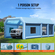 Φουσκωτός θάλαμος βαφής VEVOR, 29,5 x 15,7 x 11,8 ft, φουσκωτός θάλαμος ψεκασμού, με ισχυρούς φυσητήρες 950W+750W και σύστημα φίλτρου αέρα, φορητός θάλαμος βαφής αυτοκινήτου για μεγάλο φορτηγό, μεγάλο φορτηγό, μεγάλα μηχανήματα