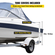 VEVOR Boat Trailer Guide-on 22&quot; Steel Trailer Post Guide on w/ 1 Pair Covers PVC