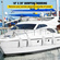 VEVOR 4 NEW Φτερά σκάφους με ραβδώσεις 10&quot; x 28&quot; Κεντρικοί προφυλακτήρες οπών Προστασία πρόσδεσης