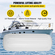 VEVOR 4 NEW Φτερά σκάφους με ραβδώσεις 10&quot; x 28&quot; Κεντρικοί προφυλακτήρες οπών Προστασία πρόσδεσης