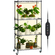 Βάση φυτών VEVOR με φώτα ανάπτυξης 4 επιπέδων 45W 49,8&quot; Ψηλό ράφι ανάπτυξης φυτών