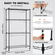 Βάση φυτών VEVOR με Grow Lights 4 επιπέδων 90W 59&quot; Ψηλό ράφι ανάπτυξης φυτών