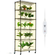 Βάση φυτών VEVOR με φώτα ανάπτυξης 6 επιπέδων 150W 70,9&quot; Ψηλό ράφι ανάπτυξης φυτών