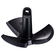 VEVOR River Anchor, 30 LBS Boat Anchor Μαύρη επίστρωση βινυλίου, Marine Grade Mushroom Anchor για σκάφη έως 30 πόδια, εντυπωσιακή δύναμη συγκράτησης σε λίμνες River and Mud Bottom Lakes