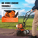 VEVOR Tiller Cultivator Gas Powered, 43CC 2-Stroke Garden Cultivator, Tiller με 4 ρυθμιζόμενα μπροστινά δόντια από χάλυβα για καλλιέργεια γκαζόν, κήπου και εδάφους