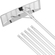 VEVOR Snow Roof Rake, 25&quot; Blade Snow Removal Tool, 21ft Reach Αλουμινένιο φτυάρι οροφής, ρολόι για προστασία οροφής, αντιολισθητική λαβή λαβής, εύκολη εγκατάσταση και χρήση για στέγη σπιτιού, χιόνι αυτοκινήτου, βρεγμένα φύλλα