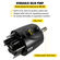 VEVOR Hydraulic Outboard Steering Kit 300HP, Hydraulic Steering Kit Αντλία κράνους, Υδραυλικό κιτ διεύθυνσης σκάφους με υδραυλικό σωλήνα διεύθυνσης 22 ποδιών για σύστημα διεύθυνσης σκάφους