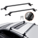 VEVOR Universal Roof Rack Cross Bars, Aluminium Roof Rack Crossbars, Fit Roof without Side Rail, 155 lbs, Load Capacity, Ρυθμιζόμενες ράβδους γυμνής οροφής με κλειδαριές, για SUV, Sedan και Van