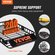 Καλάθι φορτίου VEVOR Roof Rack, 117,5 x 91,5 x 11,4 cm Μεταφορέας φορτίου στον τελευταίο όροφο, βαρέως τύπου 90,7 kg Χωρητικότητα Universal Roof Rack Basket, Βάση αποσκευών για SUV, Truck, Vehicle