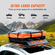 Καλάθι φορτίου VEVOR Roof Rack, 130,5 x 91,5 x 12,7 cm Μεταφορέας φορτίου στον τελευταίο όροφο με αδιάβροχη τσάντα φορτίου 15 Cu Ft, 90 kg Χωρητικότητα Universal Rack Carrier for SUV, Truck