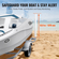 VEVOR Boat Trailer Guide, 1,5M Adjustable Design Trailer Guide Poles, 2PCS Rustproof Galvanized Steel Guide trailer ons, Trailer Guides with PVC Pipes, for Ski Boat, Fishing Boat or Sailboat Trailer
