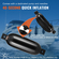 VEVOR Boat Fenders, 5,5&quot; x 20&quot; Boat Fampers for Docking, Φουσκωτό ραβδωτό φτερό με κεντρικές τρύπες, Marine Boat Dock Fender Fender με αντλία αέρα, 4 βελόνες και 4 σχοινιά και τσάντα αποθήκευσης, μαύρο