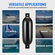 VEVOR Boat Fenders, 5,5&quot; x 20&quot; Boat Fampers for Docking, Φουσκωτό ραβδωτό φτερό με κεντρικές τρύπες, Marine Boat Dock Fender Fender με αντλία αέρα, 4 βελόνες και 4 σχοινιά και τσάντα αποθήκευσης, μαύρο