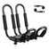 VEVOR Kayak Roof Rack 1 Pair J-Bar, Soft Roof Rack, Top Mount Tie Down, Carrier for kayak, Surf Board, Canoe, SUP, Ski Board, Mount on Car, SUV, Truck, 1 Kayak