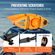 VEVOR Kayak Roof Rack 2 Pairs J-Bar, Soft Roof Rack, Top Mount Tie Down, Carrier for kayak, Surf Board, Canoe, SUP, Ski Board, Mount on Car, SUV, Truck, 2 Kayak
