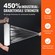 VEVOR Stretch Film, 15 ίντσες x 1200 πόδια, 1 Pack, 80 Gauge Industrial Strength Clear ανθεκτικό ρολό ελαστικού περιτυλίγματος, βαρέως τύπου Shrink Film Stretch Wrap με λαβές για τύλιγμα παλετών Αποστολή μετακίνηση