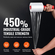 VEVOR Stretch Film VEVOR, 5 ίντσες x 1000 πόδια, 4 Pack, 80 Gauge Industrial Strength Clear ανθεκτικό ρολό τεντώματος, βαρέως τύπου Shrink Film Stretch Wrap με λαβές για τύλιγμα παλετών Αποστολή μετακίνηση