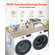 VEVOR Washer Dryer Πάγκος 54&quot; x 27&quot; Ξύλινο πλυντήριο και στεγνωτήριο Topper Oak
