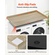 VEVOR Washer Dryer Πάγκος 54&quot; x 27&quot; Ξύλινο πλυντήριο και στεγνωτήριο Topper Oak