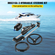 VEVOR Hydraulic Outboard Steering Kit 300HP, Hydraulic Steering Kit Hem Pump, Υδραυλικό κιτ διεύθυνσης σκάφους με υδραυλικό σωλήνα διεύθυνσης 16 ποδιών για σύστημα διεύθυνσης σκάφους