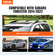 Σταυροί ράβδους οροφής VEVOR, κατάλληλοι για το Subaru Forester 2014-2022 με ανυψωμένες πλαϊνές ράγες, χωρητικότητα φόρτωσης 200 lbs, εγκάρσιες ράβδοι αλουμινίου με κλειδαριές, για ποδήλατο καγιάκ αποσκευών φορτίου στον τελευταίο όροφο