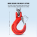 VEVOR 5/16&quot; x 5&#039; Chain Sling 2 Legs G80 Lifting Chain with Grab Hooks 6600 lbs