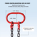 VEVOR 5/16&quot; x 5&#039; Chain Sling 2 Legs G80 Lifting Chain with Grab Hooks 6600 lbs