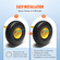 Ελαστικό VEVOR Solid PU Run-Flat Ελαστικό Τροχός Flat Free Tubeless 10&quot; 2-pack 400 lbs