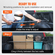 VEVOR Ρυθμιζόμενη ράβδος φορτίου Pickup Truck Bed Bed Stabilizer Ratcheting Stabilizer 40&quot;-73