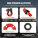 VEVOR 2 Pack 3/4&quot; D Ring Shackle with 7/8&quot; Screw pin 66139 lbs Strength break
