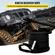 VEVOR 7/8&quot; x 31,5&#039; Kinetic Recovery Rope, 29.300 lbs, Heavy Duty Nylon Double Braided Kinetic Energy σχοινί με βρόχους και προστατευτικά μανίκια, για φορτηγό εκτός δρόμου, Περιλαμβάνεται τσάντα μεταφοράς, μαύρο