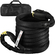 VEVOR 7/8&quot; x 31,5&#039; Kinetic Recovery Rope, 29.300 lbs, Heavy Duty Nylon Double Braided Kinetic Energy σχοινί με βρόχους και προστατευτικά μανίκια, για φορτηγό εκτός δρόμου, Περιλαμβάνεται τσάντα μεταφοράς, μαύρο