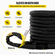 VEVOR 1-1/4&quot; x 31,5&#039; Kinetic Recovery &amp; Tow Rope, 52.300 lbs, Heavy Duty Nylon Double Braided Speed ​​Kinetic Energy, for Truck Off-Road Vehicle ATV UTV, Carry Bag Included, Black