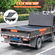 VEVOR Dump Truck Mesh Tarp, 7 x 18 ft, μαύρο κάλυμμα βαρέως τύπου με επίστρωση PVC με διπλή τσέπη 5,5&quot; 18 oz, ορειχάλκινοι δακτύλιοι, ενισχυμένος ιμάντας διπλής βελόνας που ταιριάζει χειροκίνητο ή σύστημα ηλεκτρικού ανατρεπόμενου φορτηγού