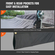VEVOR Dump Truck Mesh Tarp, 7 x 22 ft, μαύρο κάλυμμα βαρέως τύπου με επίστρωση PVC με διπλή τσέπη 5,5&quot; 18 oz, ορειχάλκινοι δακτύλιοι, ενισχυμένος ιμάντας διπλής βελόνας που ταιριάζει χειροκίνητο ή σύστημα ηλεκτρικού φορτηγού