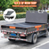 VEVOR Dump Truck Mesh Tarp, 6,5x18 ft, μαύρο κάλυμμα βαρέως τύπου με επίστρωση PVC με διπλή τσέπη 5,5&quot; 18 oz, ορειχάλκινοι δακτύλιοι, ενισχυμένος ιμάντας διπλής βελόνας που ταιριάζει χειροκίνητο ή ηλεκτρικό σύστημα ανατρεπόμενου φορτηγού