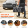 VEVOR 2PCS Traction Boards with PP for Mud Snow Sand Storage Bag Short Orange