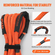VEVOR 1&quot; x 20&#039; Kinetic Recovery Row Row 38.000 lbs, Heavy-Duty Off Road Snatch Strap, Extreme Duty 30% Elasticity Energy Snatch Strap for Jeep Car Truck ATV UTV SUV Tractor