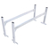 VEVOR Van Roof Ladder Rack, 2 Bars Racks Roof Ladder Racks, 181 kg Χωρητικότητα Rain-Gutter Van Roof Rack, Ρυθμιζόμενο μήκος 1300-2060 mm, Βάση σκάλας Van για Van, Cargo, Trailer