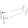 VEVOR Van Roof Ladder Rack, 2 Bar Alloy Steel Ladder Racks, Ρυθμιζόμενο από 1200-2000 mm, Χωρητικότητα 227 kg, Σχάρα οροφής Συμβατό με φορτηγά πλήρους μεγέθους με υδρορροή βροχής, Chevrolet Express, GMC Savana