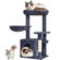 VEVOR Cat Tree 31,4&quot; Cat Tower with Cat Condo Sisal Scratching Post Dark Grey
